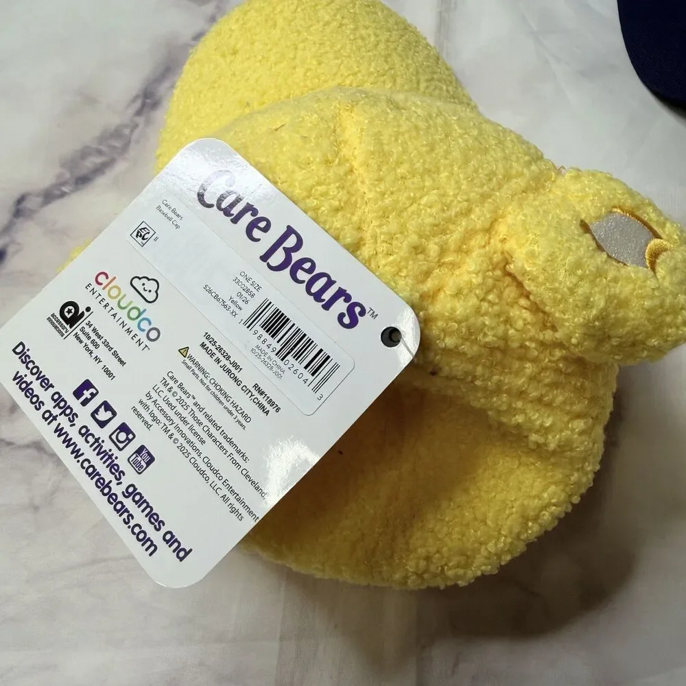 Care Bears Girls Sherpa Cosplay Hat, Yellow